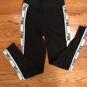 Pink Victoria’s Secret , leggings!!